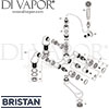 Bristan Club Pillar Bath Shower Mixer Tap Spares